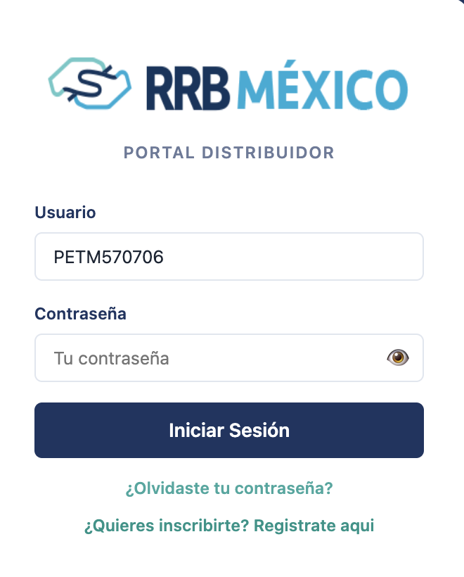 Login - Registrate aqu&iacute;
